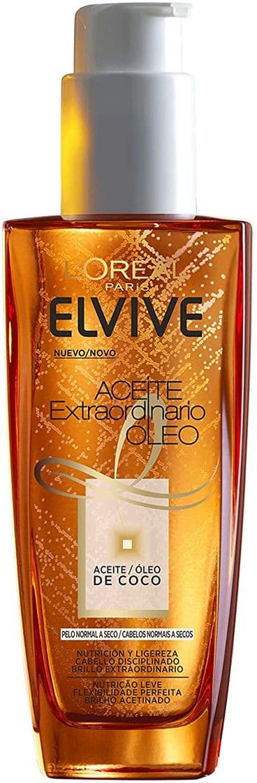 Belleza L'Oreal Paris Elvive Aceite Extraordinario de Coco