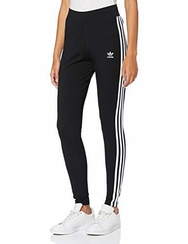 Fitness adidas Tres Bds Mallas, Mujer, Negro