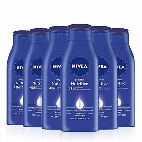 Belleza NIVEA Body Milk Nutritivo en pack de 6