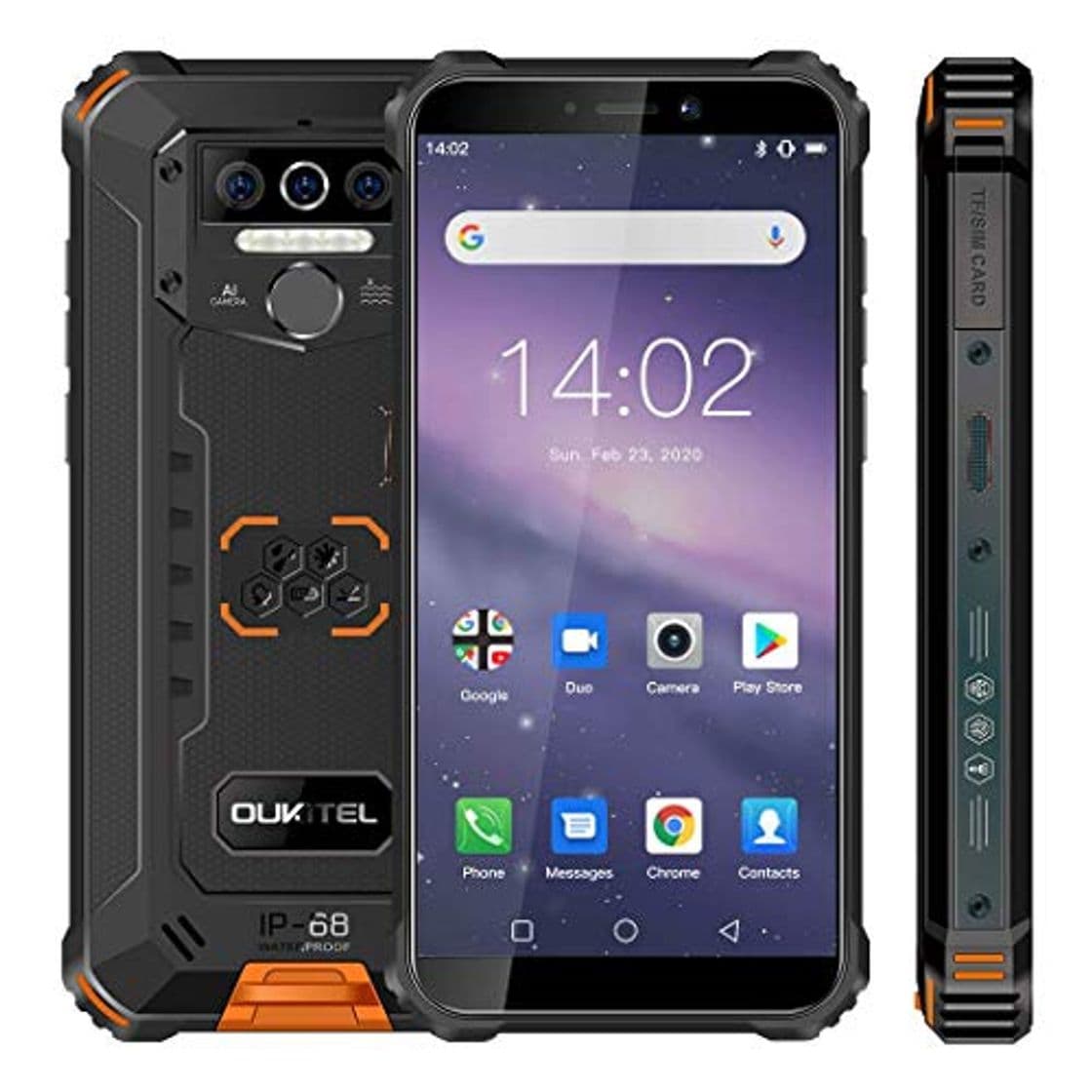 Product Móvil Resistente, OUKITEL WP5 Telefono Movil Antigolpes, Batería Grande de 8000 mAh,