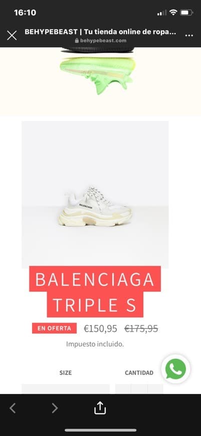 Moda BEHYPEBEAST - Balenciaga triple S