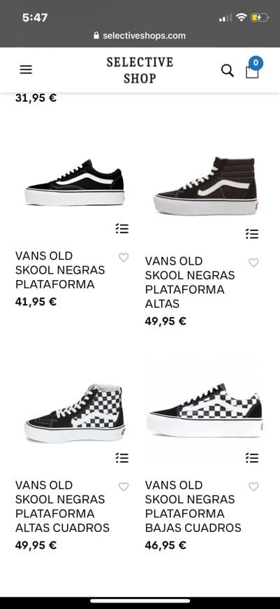 Moda VANS OLD SCHOOL