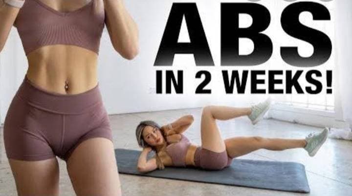 Fashion Get ABS in 2 WEEKS/Abs Workout Challenge🏃‍♀️🏋️‍♀️🤸‍♀️