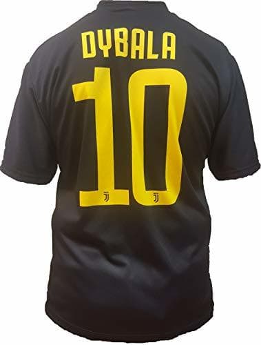 Producto Camiseta de Fútbol Paulo Dybala 10 Juventus Tercera Camisa Negra Temporada 2018-2019