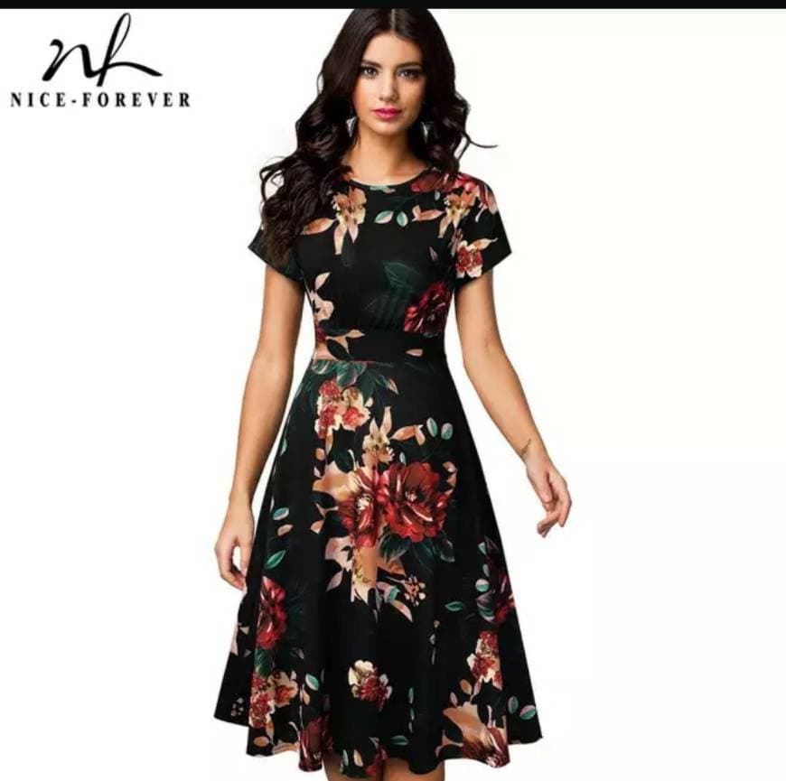 Producto Vestido estampado midi