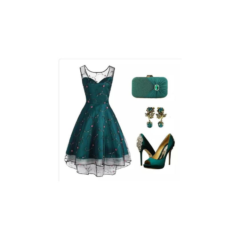 Producto Vestido verde dress