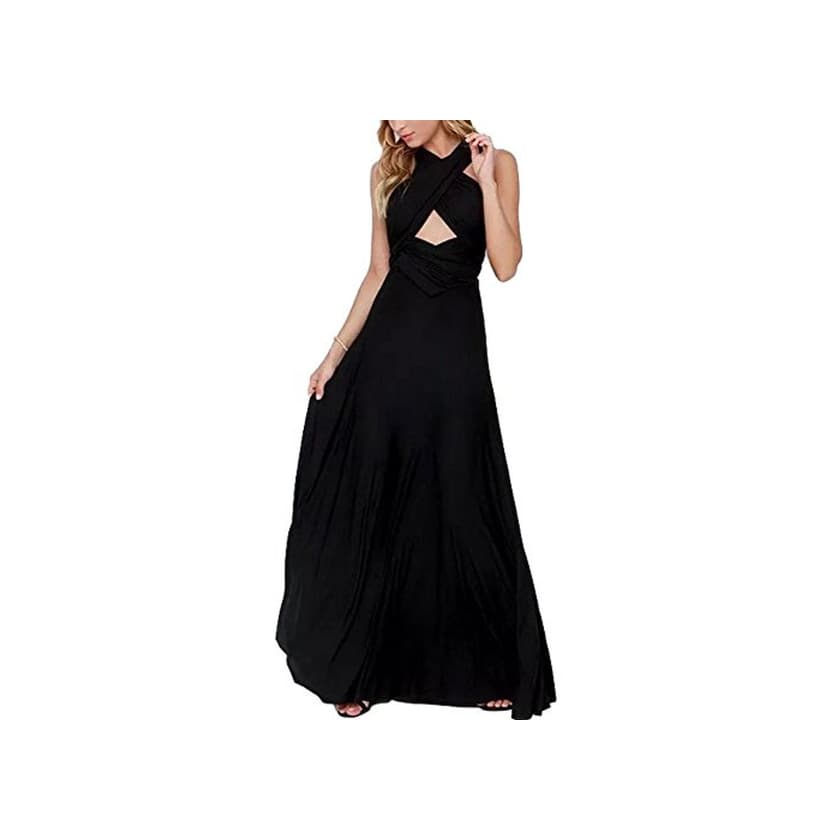 Producto Lover-Beauty Vestido Largo Mujer para Noche y Fiesta Casual Algodón Ropa Top