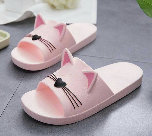 Moda Chinelo de gatinho❤