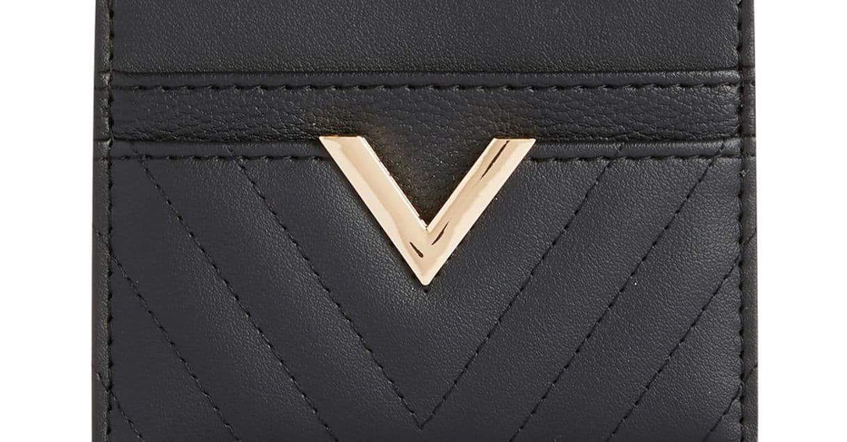 Moda Black Gold V Card Holder | Purse | Bags & purses | Womens - Primark