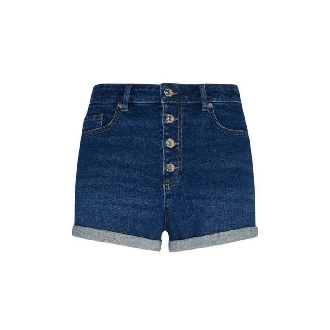 Moda Exposed Button Denim Short | Shorts | Clothing | Womens | Categories