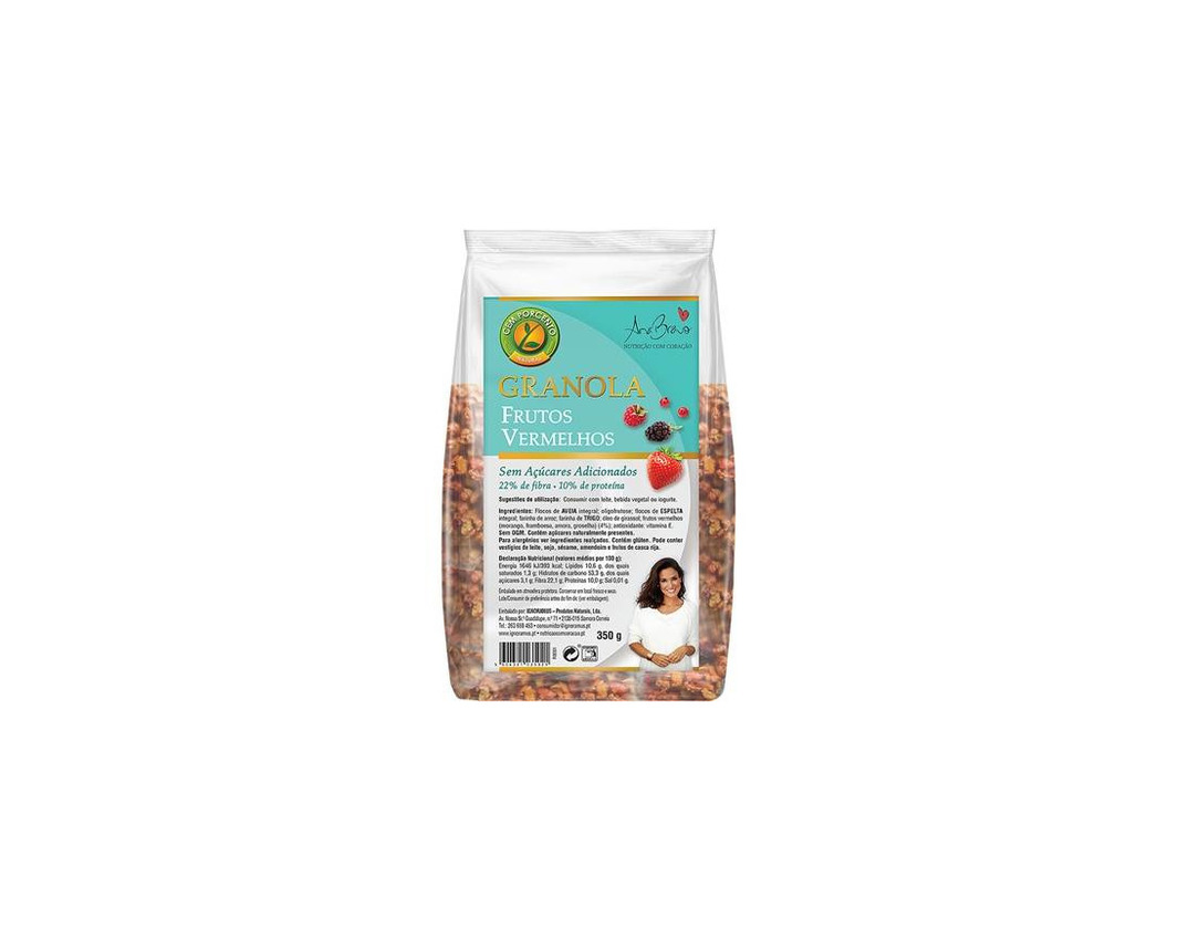 Producto Granola frutos vermelhos Cem porcento