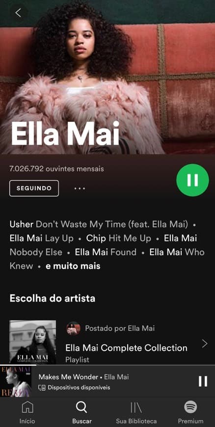 Canción A Playlist da Ella no Spotify, é perfeita para esse momento!