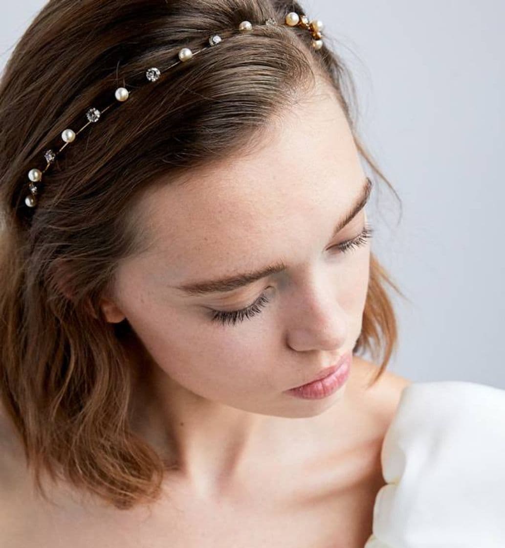 Fashion Ines Crystal Pearl Headband