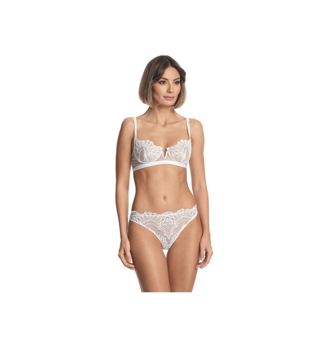 Moda Lasting Love Balconette Bra in Ivory