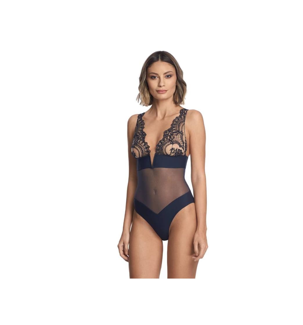 Moda Bodysuit in Midnight Blue

  - I