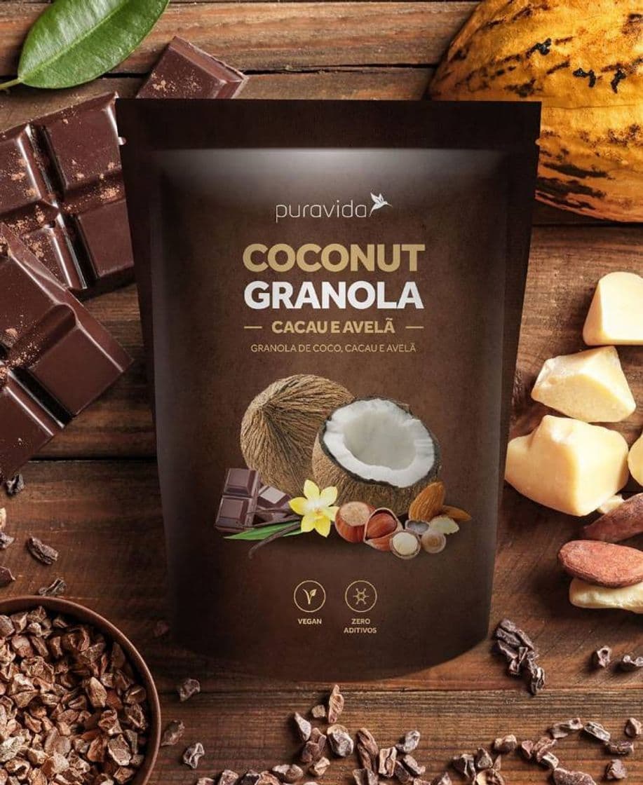 Producto Coconut Granola Cacau e Avelã 250g Pura Vida 