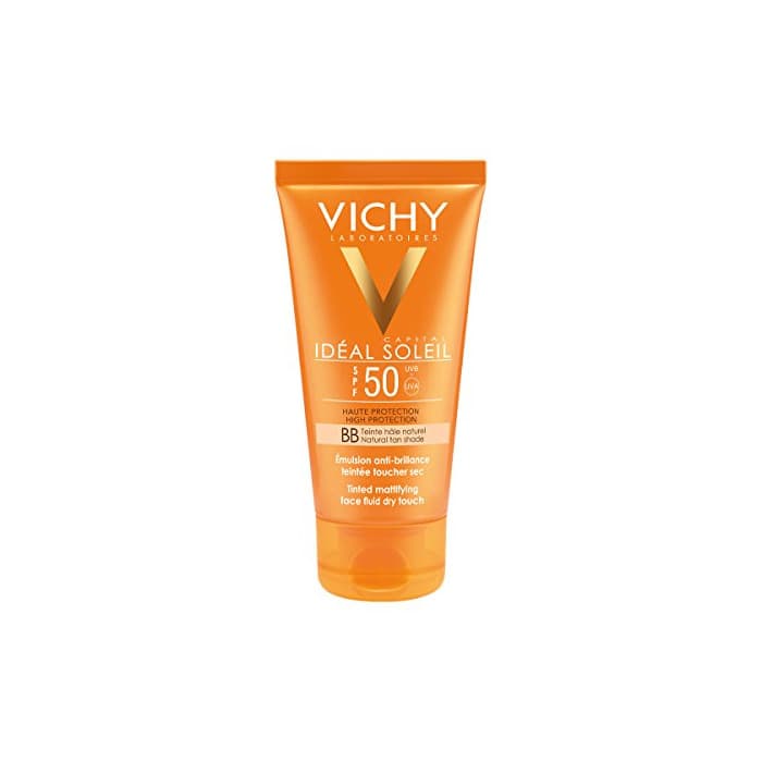 Beauty Vichy Ideal Soleil Protector Solar BB Toque Seco Fluido con Color FPS