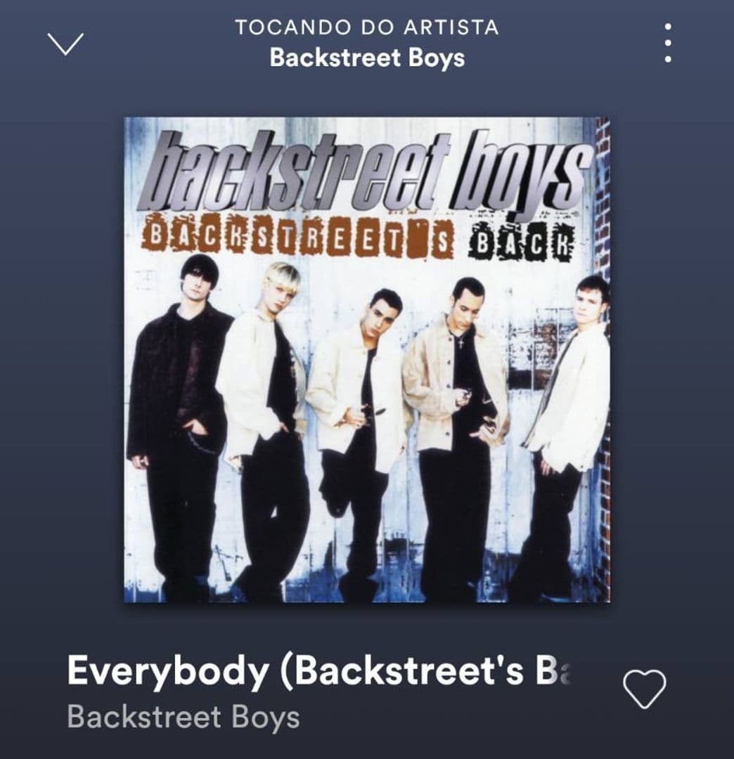 Canción Backstreet boys I