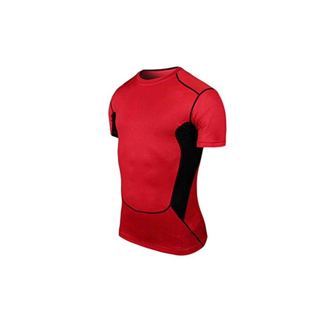 Product Pigup Mangas de Deporte de los Hombres de Secado Deporte Masculino Superior de rápido Corta Camiseta TES de Las Tapas de la Blusa Fitness Gym