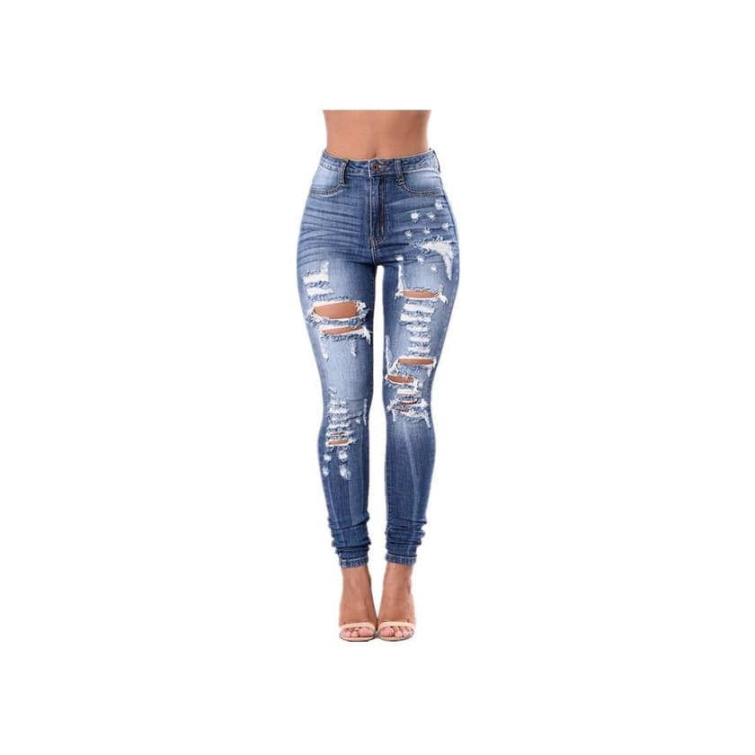 Moda STRIR Pantalones Mujer Vaqueros,Mujer Pantalones Vaquero Skinny Push Up Pantalones Elástico Jeans