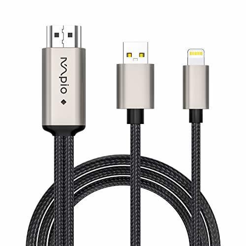 Place Cable HDMI para iPhone iPad - MPIO 1080P AV Digital HDTV Adaptador