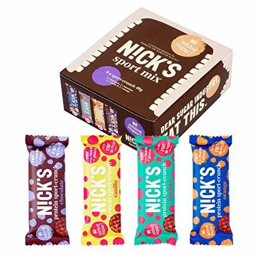 Producto NICKS Sport Mix con variaciones de sabor Sport Crunch