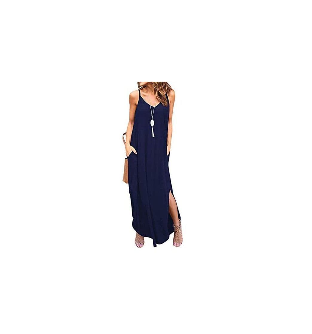 Product Vestidos Mujer Casual Playa Largos Boho Floral Maxi Vestido Bohemio Tirantes Playa