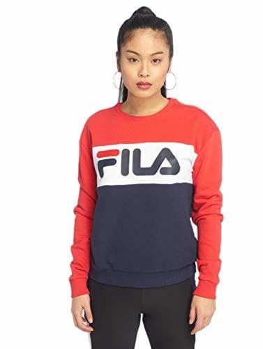 Moda Fila Leah W Sudadera Black Iris/White/Red