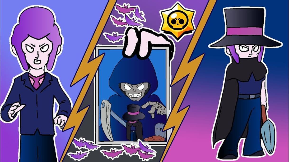 Moda El origen de Mortis (Animación Brawl Stars)