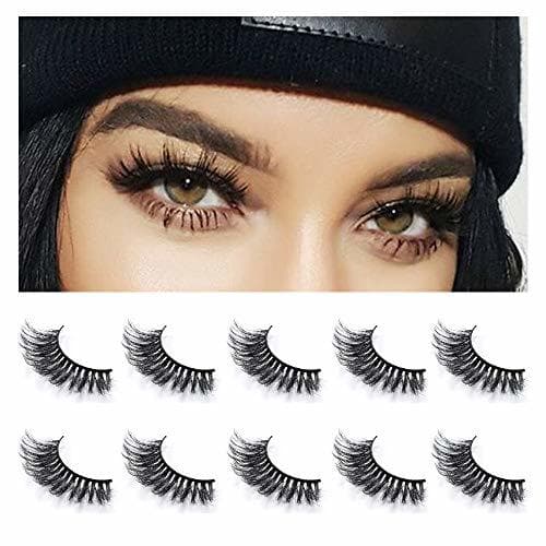 Product Neflyon Premium Quality Eye Lashes 100% Handmade Reusable Soft and Long 3D