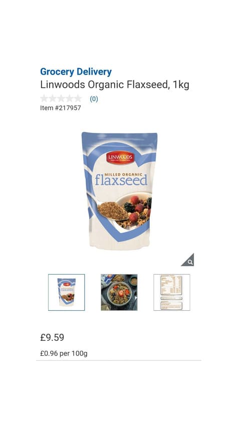 Product Milled Flaxseeds 