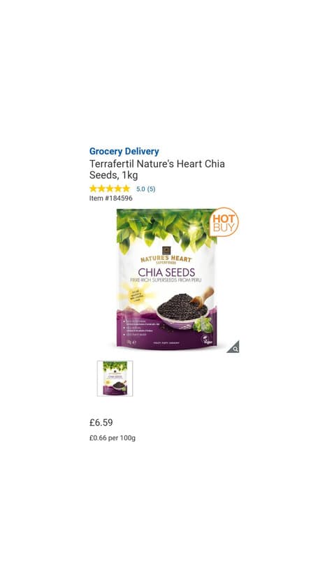 Product Chia seeds