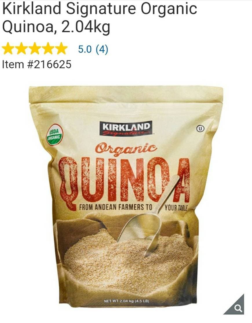 Product Organic Quinoa 