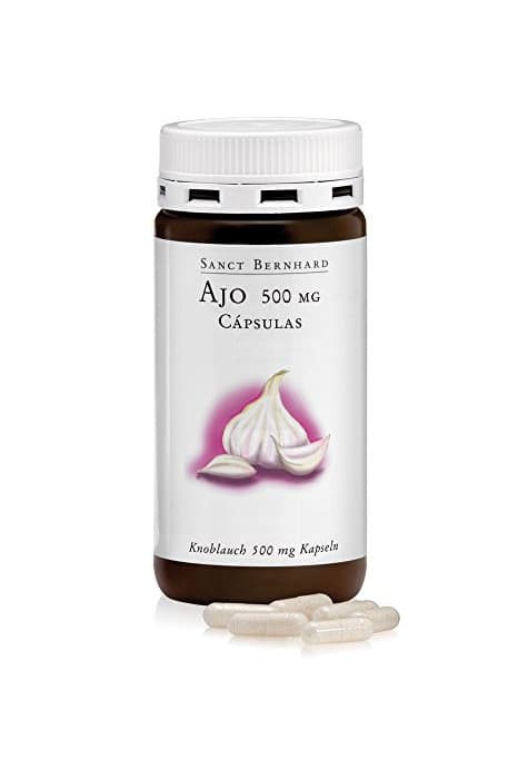 Producto Ajo Cápsulas 500mg – 180 Cápsulas