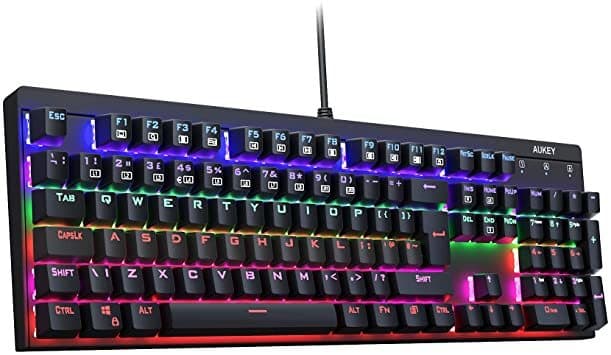 Moda AUKEY Mechanical Keyboard LED Backlit Gaming ... - Amazon.com