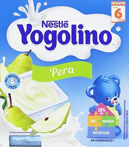 Product Nestlé Iogolino Alimento infantil, leche fermentada con puré de pera - Paquete