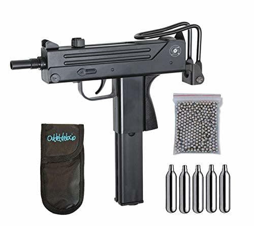 Producto Outletdelocio Subfusil Perdigón Cobray Ingram M11 co2, Escopeta balines 4,5mm. BB