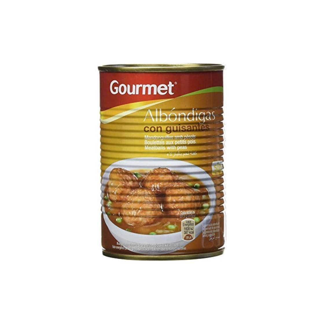 Product Gourmet Albóndigas Con Guisantes