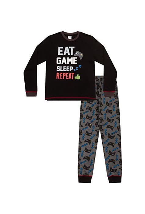 Product thepyjamafactory - Pijama Dos Piezas - para niño Negro Negro