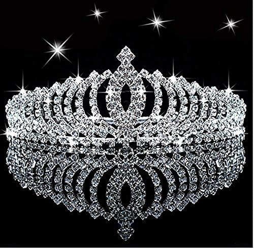 Producto SudaTek Tiara de Princesa con Cristales Brillantes para niños