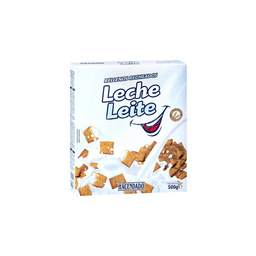 Product Cereales rellenos de leche Hacendado