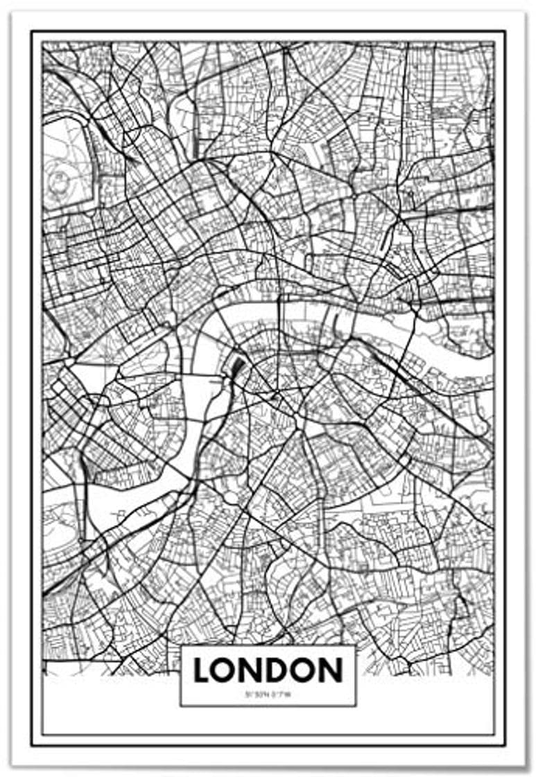 Producto Panorama Póster Mapa de Londres 50 x 70 cm