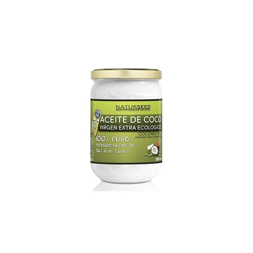 Producto Naturseed - Aceite de coco Virgen Extra Orgánico - Para uso Estético