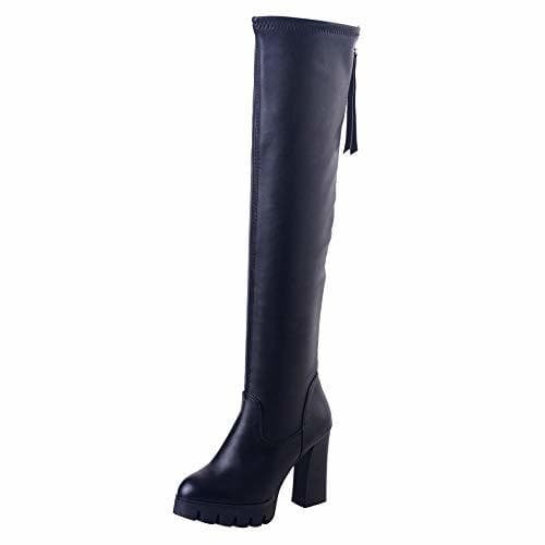 Product ZARLLE_Botas Botines de Mujer Zapatos Mujer Zapatos tacón Ancho Mujer Botines Mujer