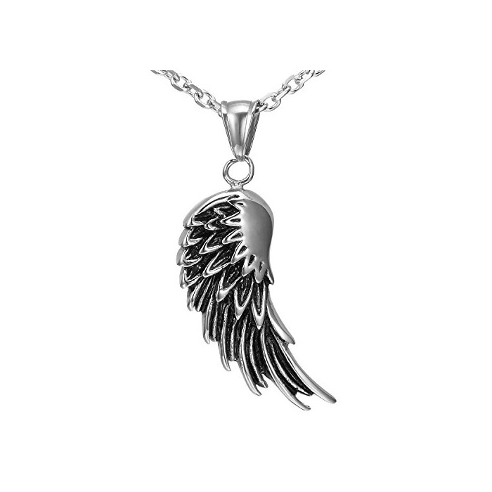 Product Urban Jewelry – Hombres de acero inoxidable colgante de ala de ángel