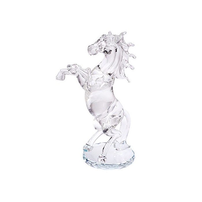 Elemento de la categoría hogar London Boutique Adorno Decorativo de Caballo de Cristal con Elementos de Cristal