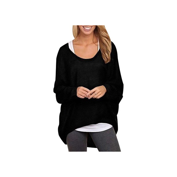 Product Jerseys de Punto Mujer Sueter Tejido Señora Suéter Mujeres Jersey Oversize Largo