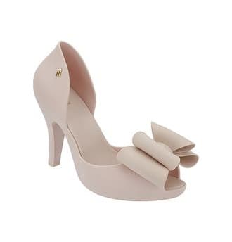 Moda Melissa Mar Marfil Tobillo Sandalias Cuña 40 White Patent