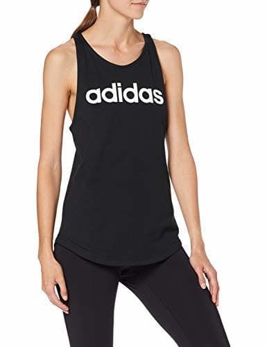 Fitness adidas Essentials Linear Tk Camiseta de Tirantes, Mujer, Negro