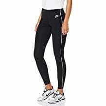 Fashion Nike Sportsware Club HW Mallas, Mujer, Gris/Blanco